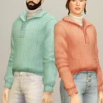 Basic Sweater VI - Set 4_Turtleneck with Long Sleeve