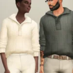 Basic Sweater VI - Set 1_Rolled Up Sleeves