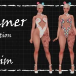 Color Summer Swimsuit