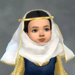 CK3 York Wimple - for base game with Hat Slider functions