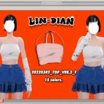 LIN-DIAN strappy tube top