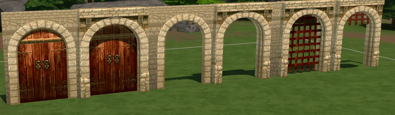 Castle Kit Windle (Part 2) - Build Set for Castles: Doors & Windows