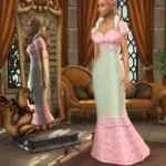 TSM Aristocrat Dress Big Collar Lace