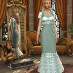 TSM Aristocrat Dress Big Collar Lace