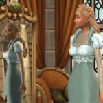 TSM Aristocrat Dress Big Collar Lace