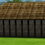 Settlers Stables Build Set - Walls, Floors, Rooves