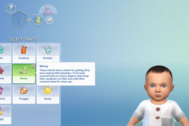Infant Trait - Messy