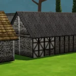 Settlers Stables Build Set - Walls, Floors, Rooves