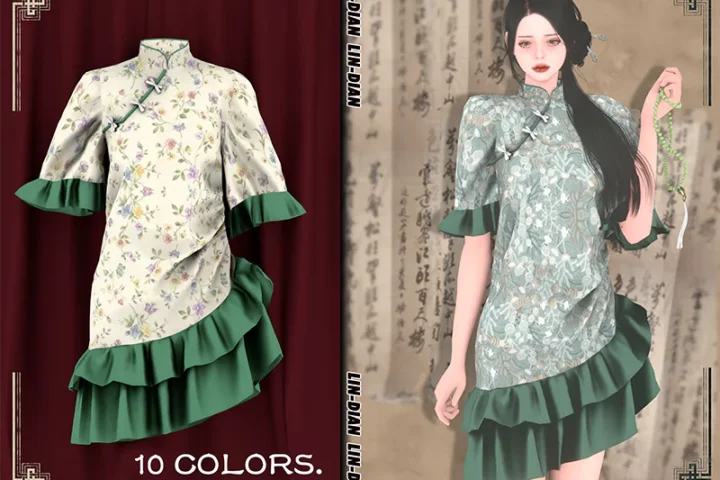 LIN-DIAN_Modified Chinese style women's clothing