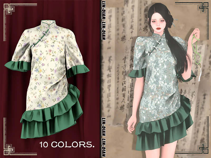 LIN-DIAN_Modified Chinese style women's clothing