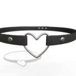 Heart Leather Choker