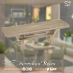 Screaming Retro tables and shelves