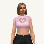 Valentines Crop Tee