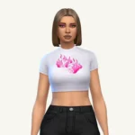 Valentines Crop Tee