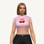 Valentines Crop Tee