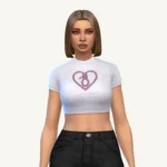 Valentines Crop Tee