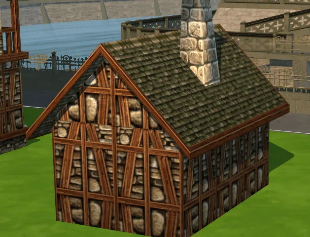 Settlers Old Town Build: Walls, Rooves, Floor