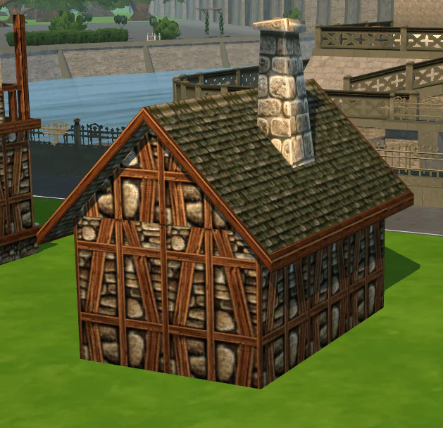 Settlers Old Town Build: Walls, Rooves, Floor