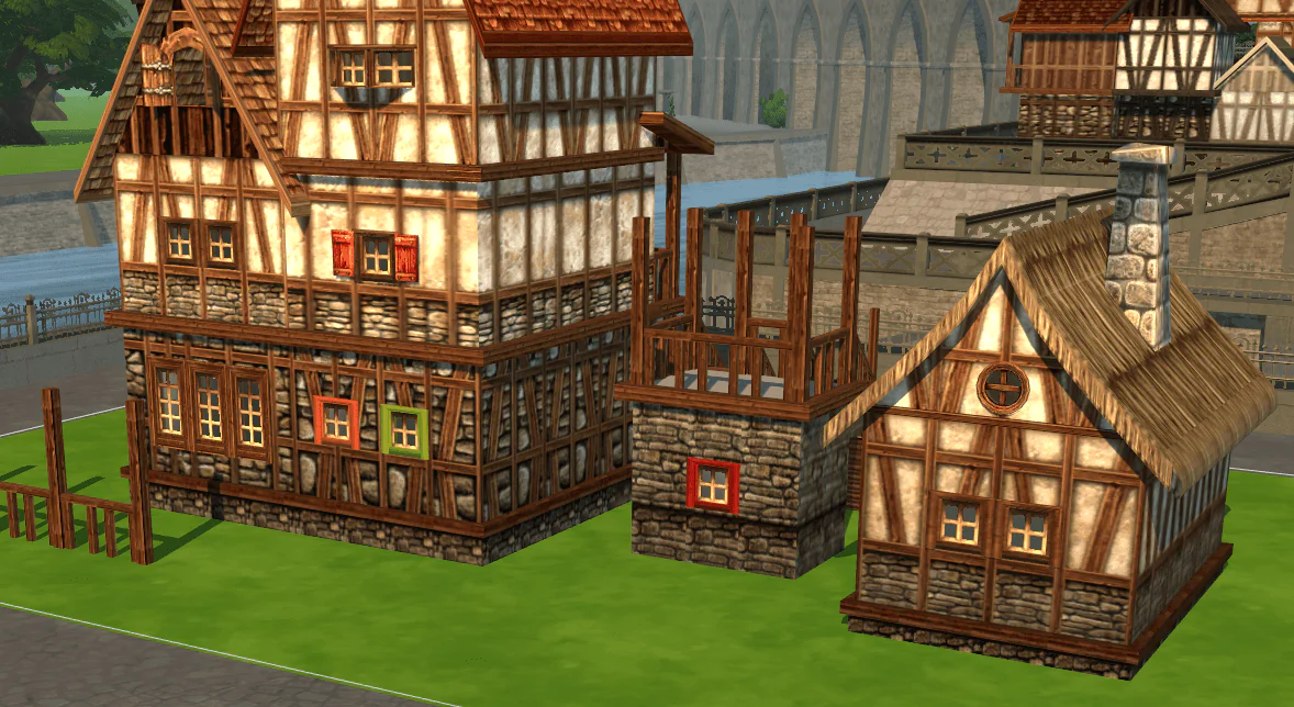 Settlers Old Town Build Set 1: Doors & Windows