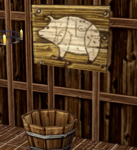 Medieval Old Town Foodmaker's Shop Signs