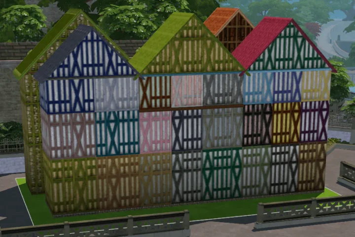 Settlers Old Town Clothmakers Build: Walls, Rooves, Floor