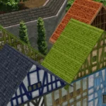Settlers Old Town Clothmakers Build: Walls, Rooves, Floor