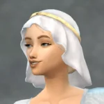 TSM Veil with Headband - Hat-Hair version