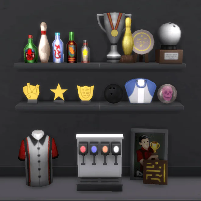 Bowling Stuff Clutter