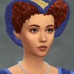 Teanmoon Queen of Curls Headpiece Attifet Hat-Hair