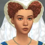 Teanmoon Queen of Curls Headpiece Attifet Hat-Hair