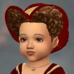 Teanmoon Queen of Curls Headpiece Attifet Hat-Hair