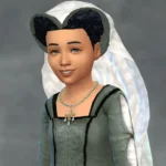 Teanmoon Queen of Curls Headpiece Attifet Hat-Hair