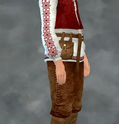 TSM Peasant Vest Outfit Pouch/No Pouch For All Ages