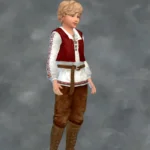 TSM Peasant Vest Outfit Pouch/No Pouch For All Ages