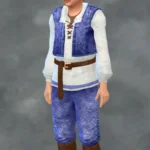 TSM Peasant Vest Outfit Pouch/No Pouch For All Ages