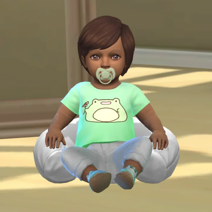 BGC Infant Short Swept Hairstyle