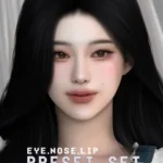 female eye preset set