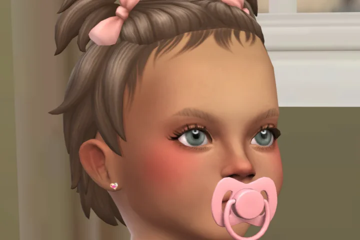 Infant Heart Earrings