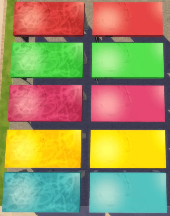 Bus Shelters (Recoloured)