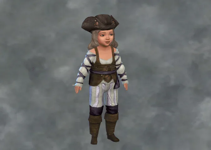 TSM Aarbyville Pirate Female Outfit - All Ages
