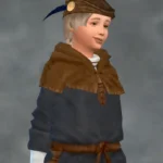 TSM Bard Cap Feather - Hat-Hair Version