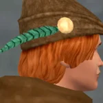 TSM Bard Cap Feather - Hat-Hair Version
