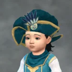 S2 Wawa Henry VIII Hat - Hat-Hair Version