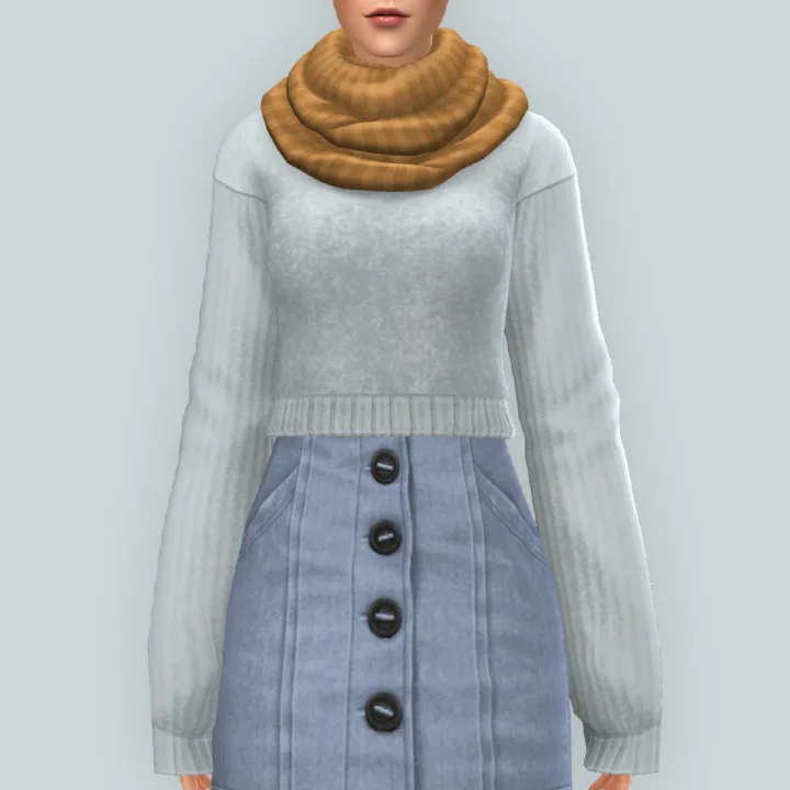 QICC - Neve Sweater with Scarf