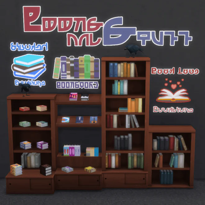 Books & Stuff Bookstore Set