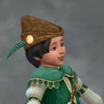 TSM Bard Cap Feather - Hat-Hair Version
