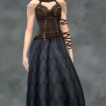 TSM Spy Leather Corset - Pants or Long Skirt versions