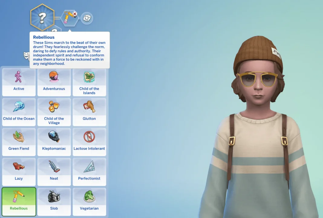 Lifestyle Trait - Rebellious