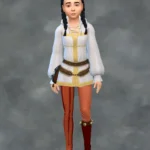 TSM Bard Pointed Shoes Outfit - Female