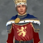 TSM Jewelled Crown with Hair Attached